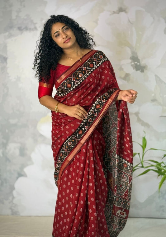 Maheshwari Pochampally Saree