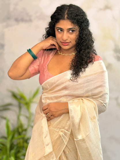 Semi Silk Banarasi saree