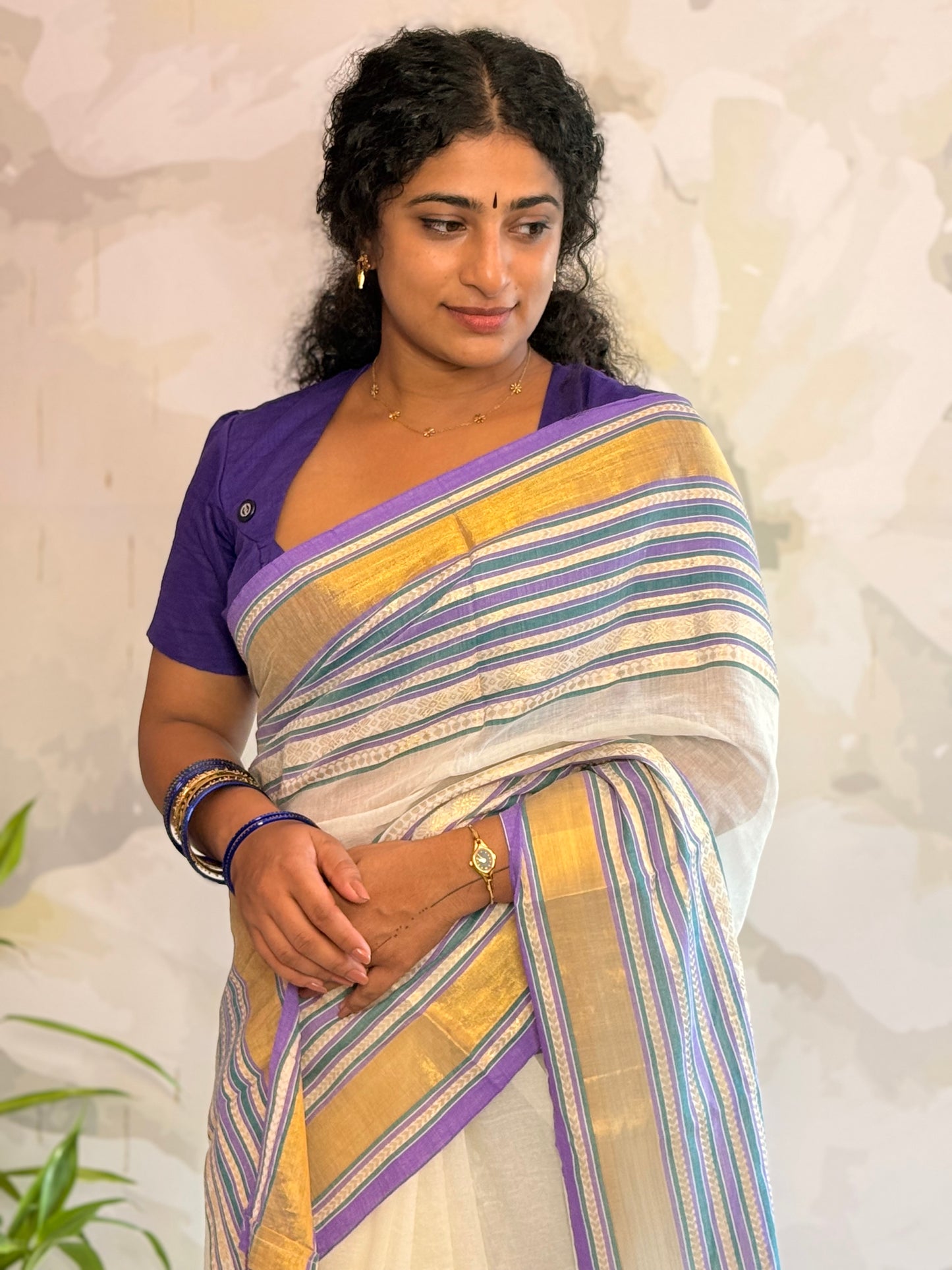 Mul Mul saree