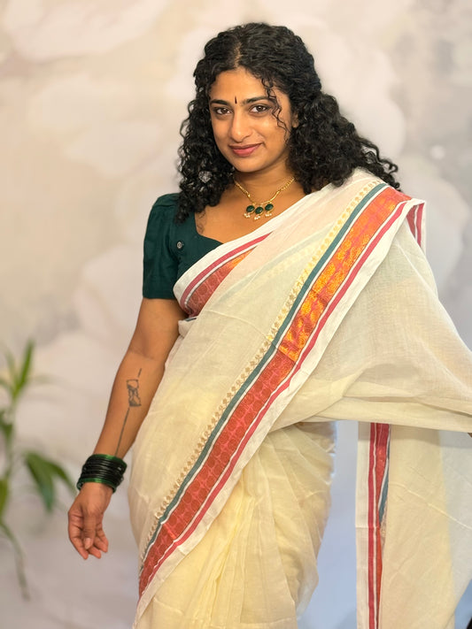 Mul Mul saree