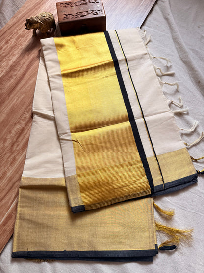 Handloom kerala Cotton saree