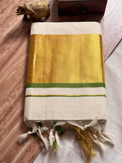 Handloom kerala Cotton saree
