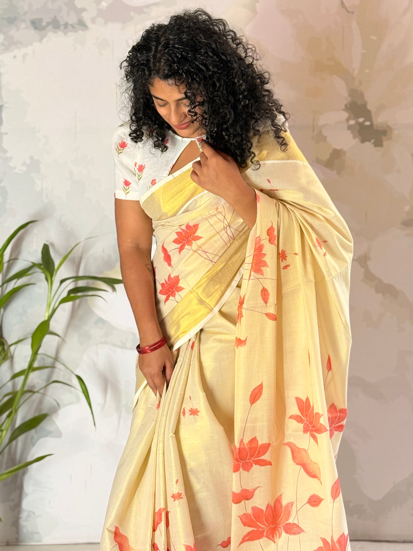 Kerala Tissue Saree
