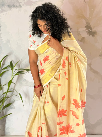 Kerala Tissue Saree