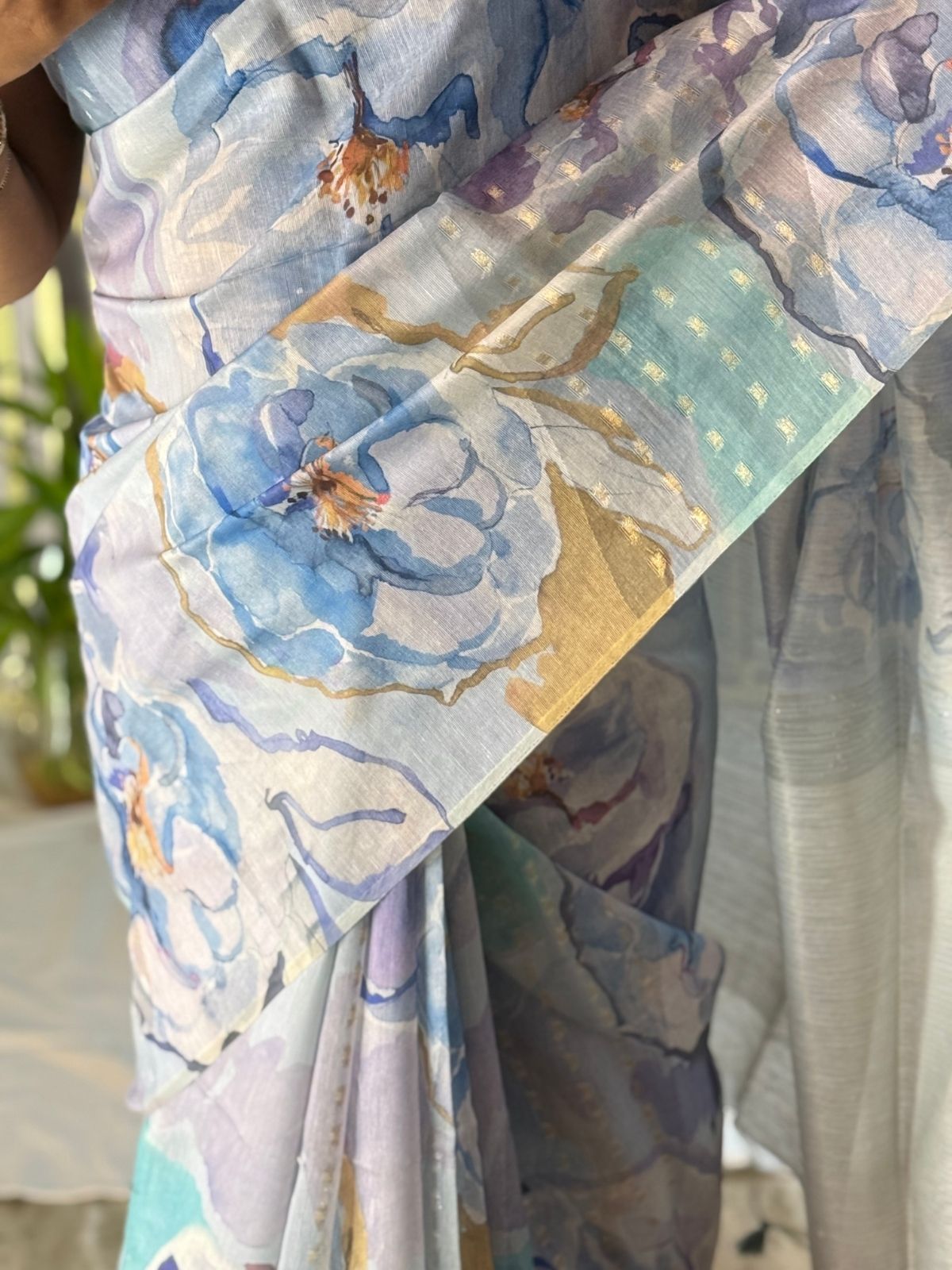 Floral Printed Saree