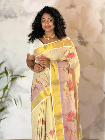 Kerala Tissue Saree