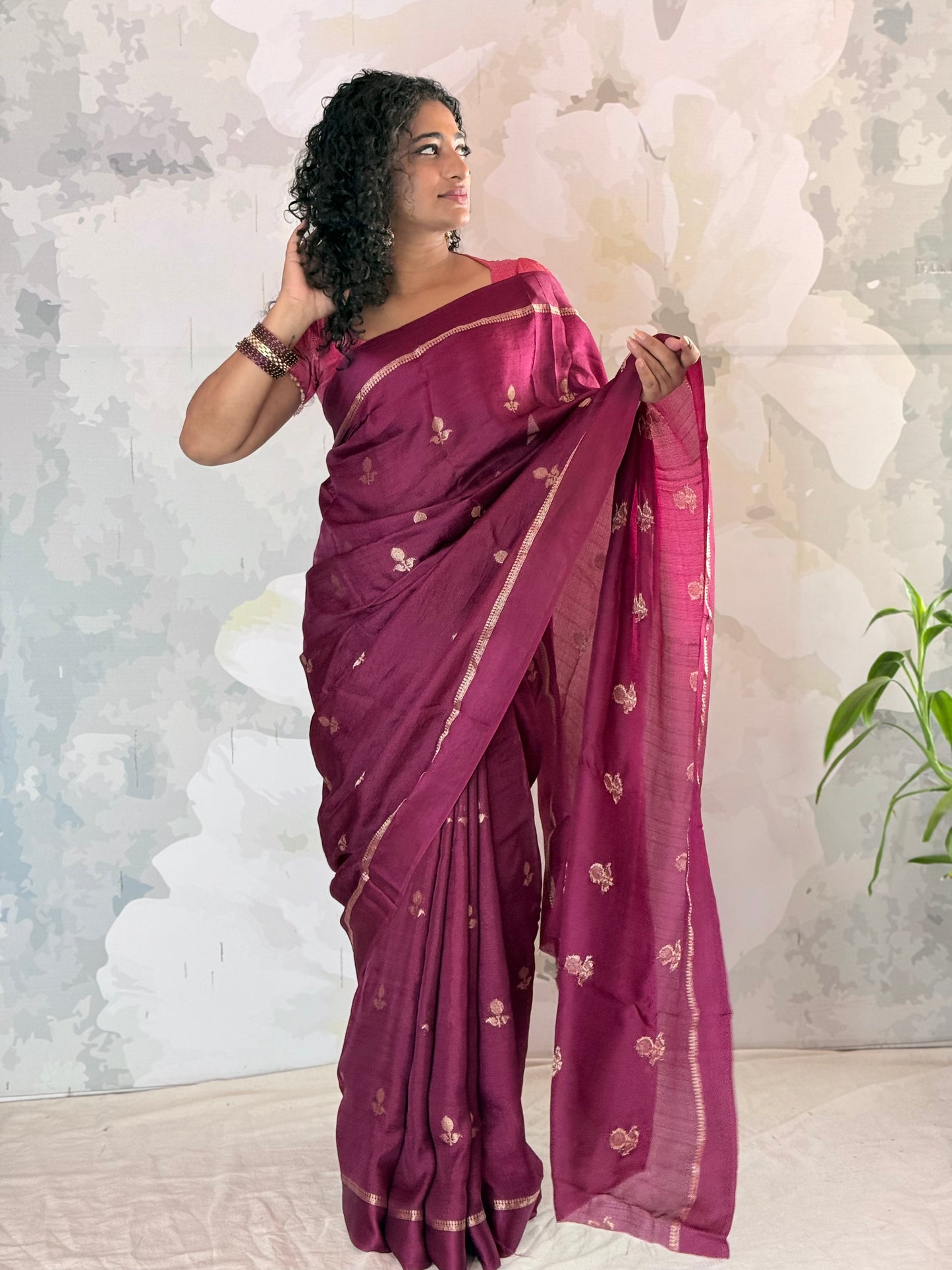 Semi Silk Banarasi saree