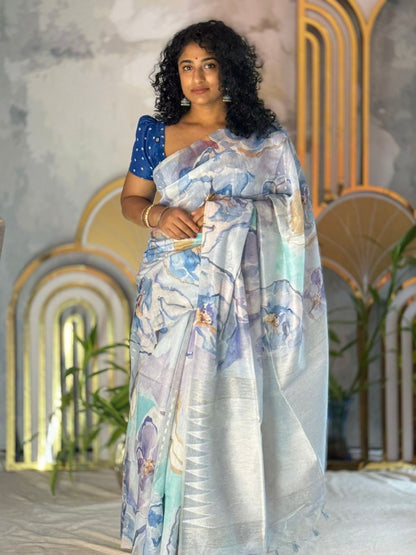 Floral Printed Saree