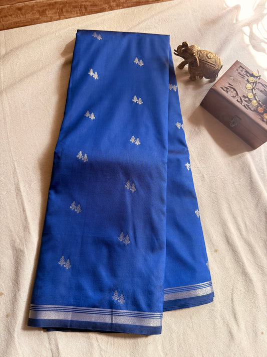 Thin border Semi silk saree