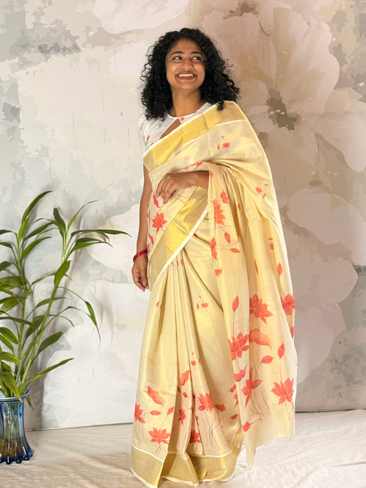 Kerala Tissue Saree