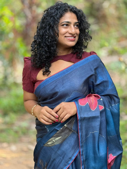 Dola Silk Floral Saree