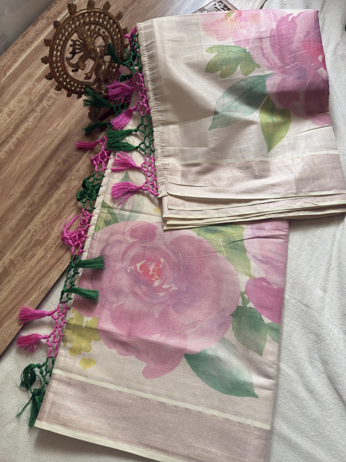 Tissue Kerala Cotton saree