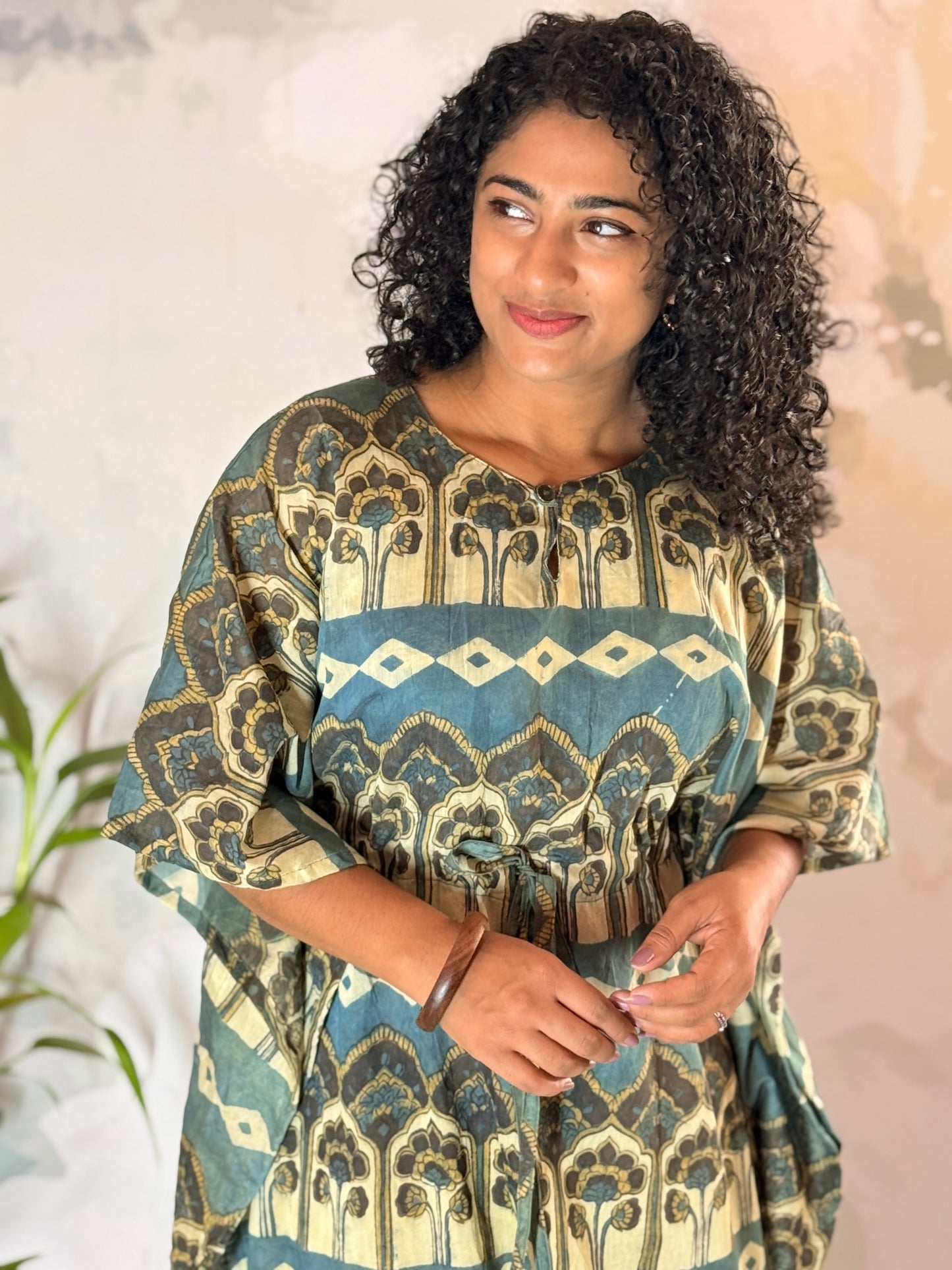 Ira Hand Blocked Kaftan