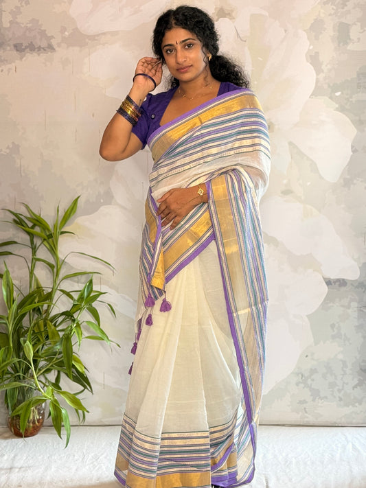 Mul Mul saree