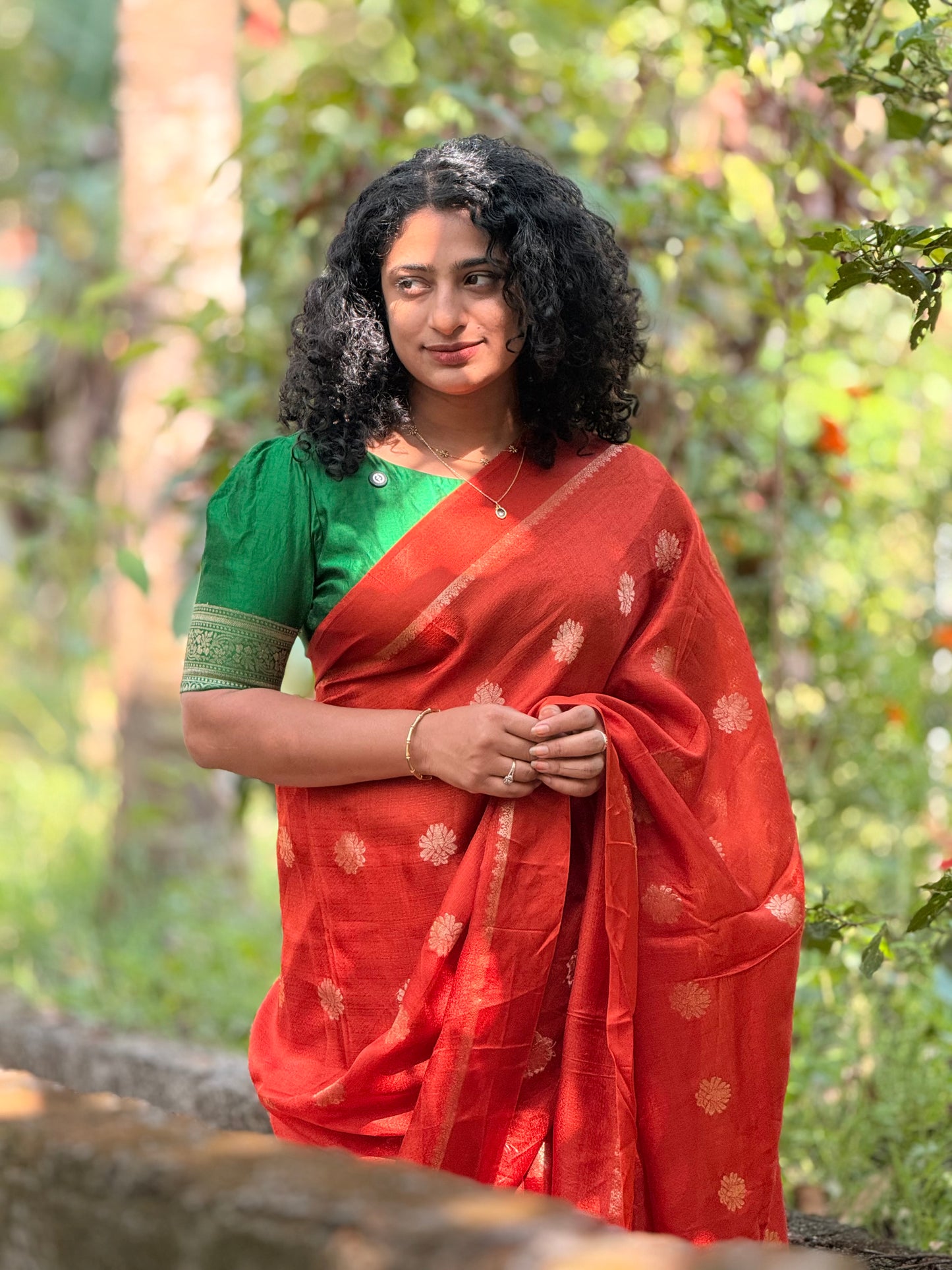 Semi Silk Banarasi saree