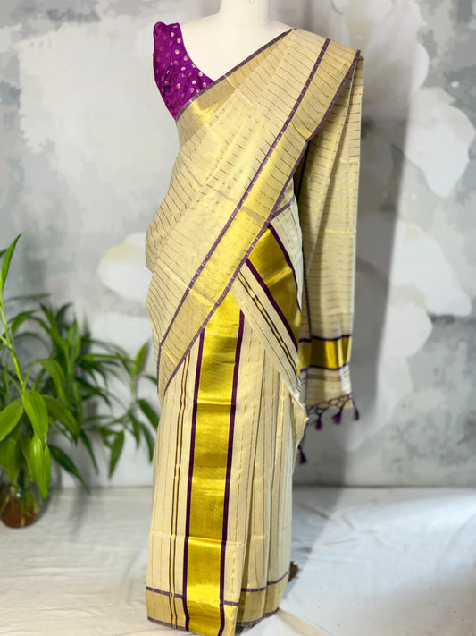 Tissue stripe Set Mundu