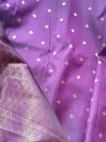 Fluted Zari Semi Silk Saree