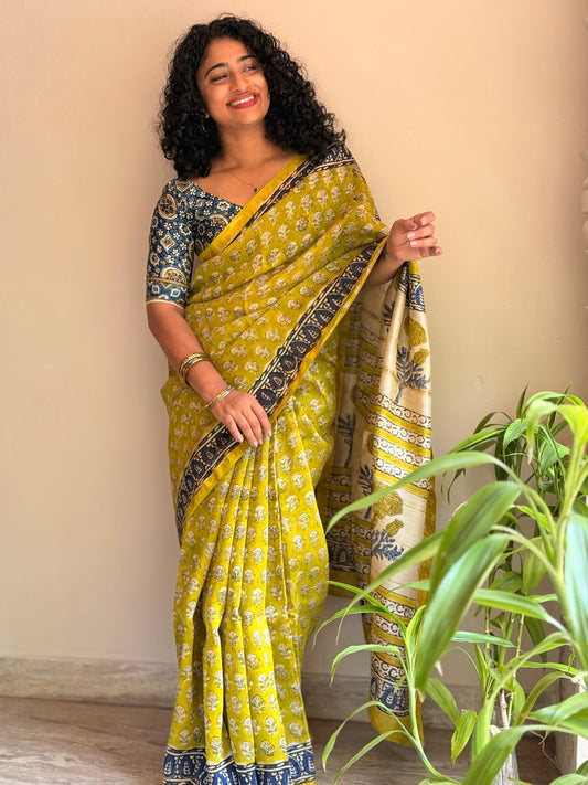 Terra Chanderi saree