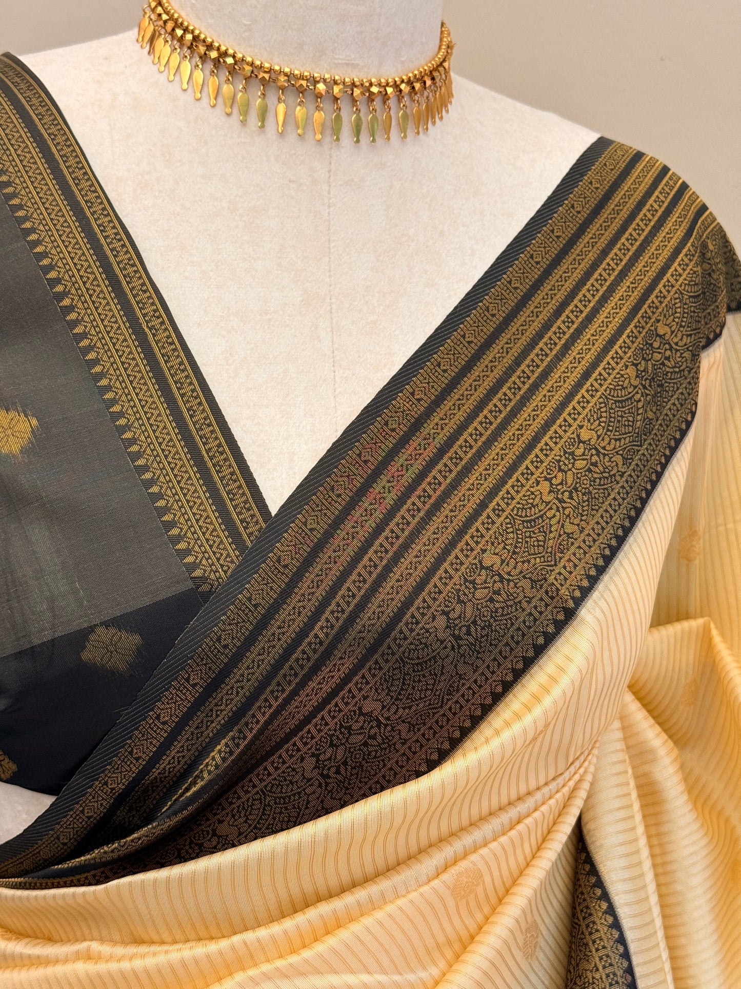 Semi Silk stripe saree
