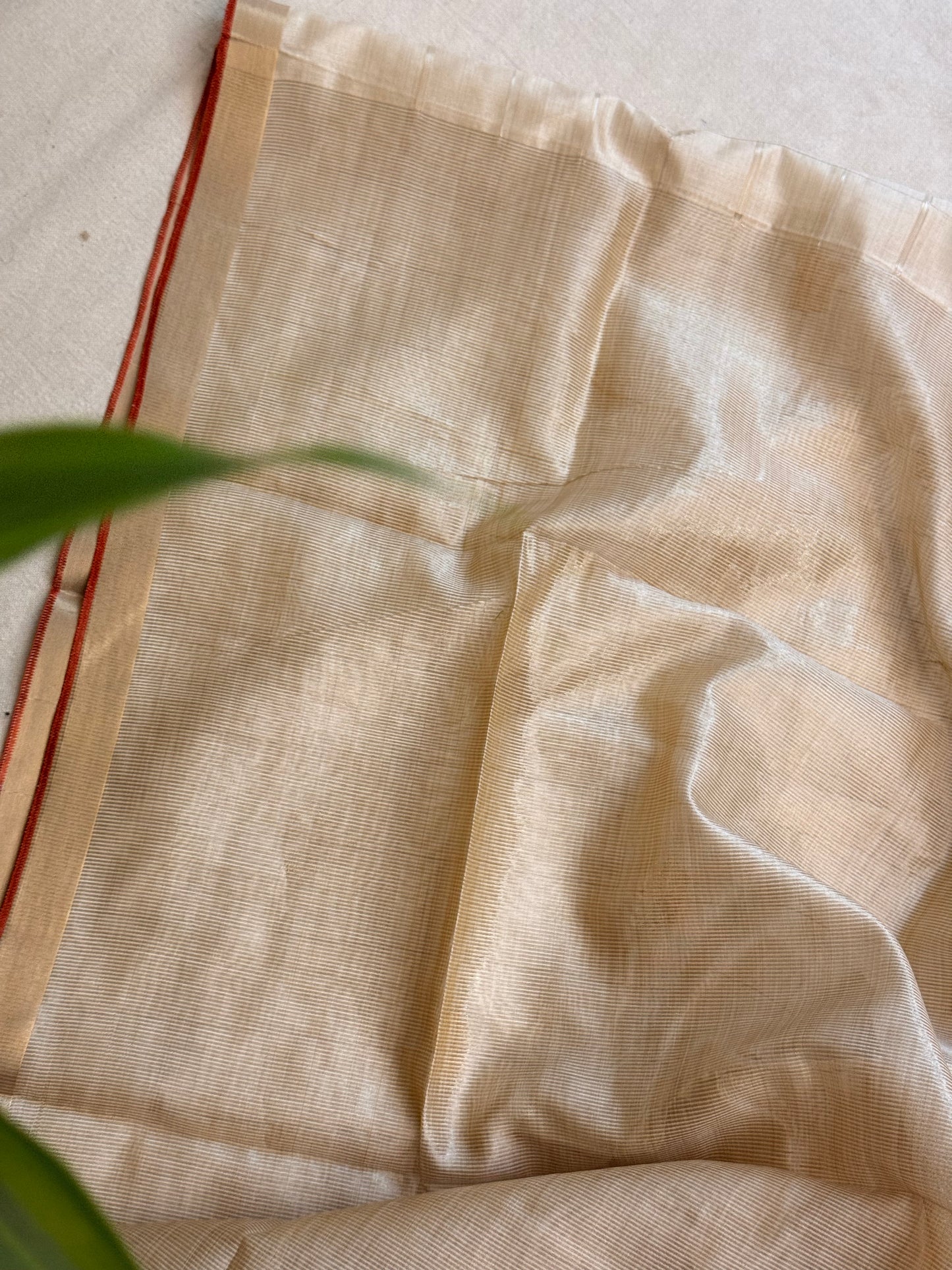 Check semi silk Saree