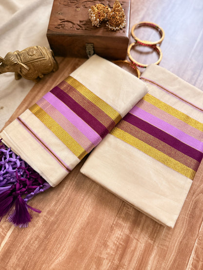 Set Mundu Kara and Kasavu