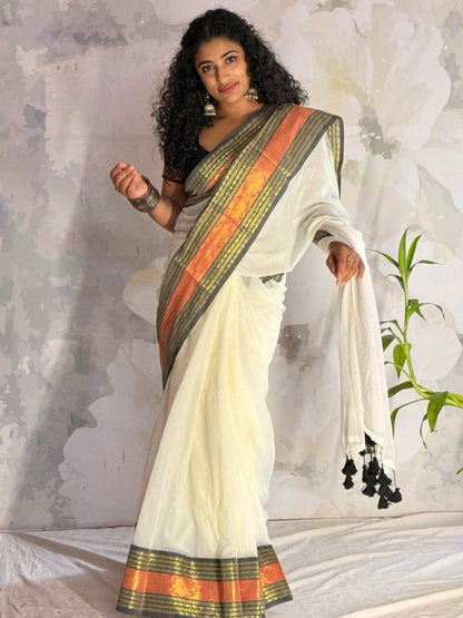 Mul Mul saree