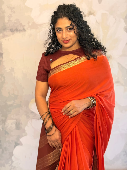 Semi Crepe Saree