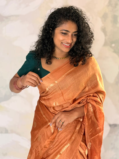 Semi Silk Banarasi saree