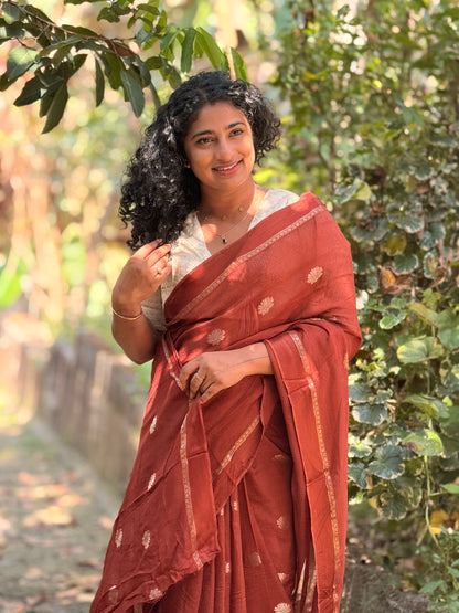 Semi Silk Banarasi saree