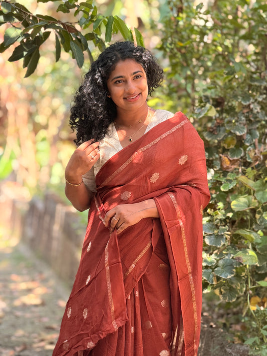 Semi Silk Banarasi saree