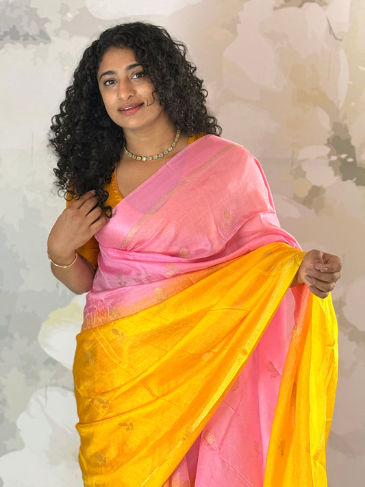 Semi Silk Banarasi saree