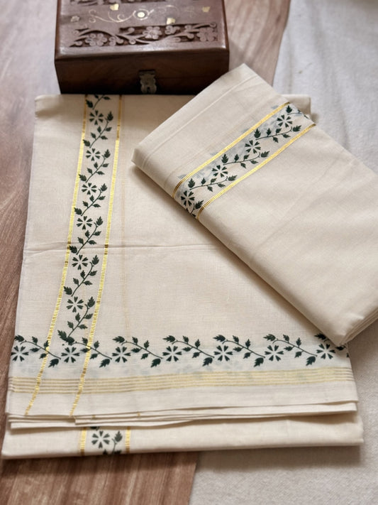 Kerala cotton Set Mundu