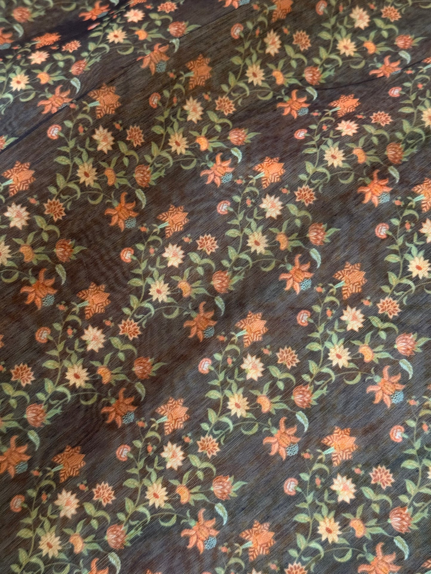 Semi linen saree
