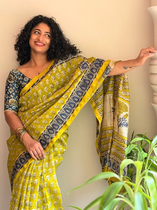 Terra Chanderi saree