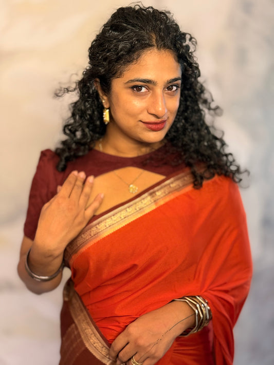 Semi Crepe Saree