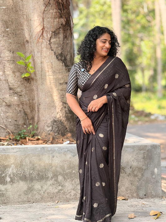 Semi Silk Banarasi saree