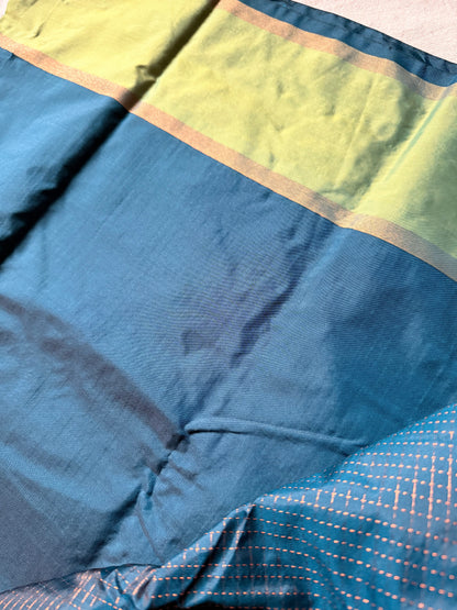 Semi Silk Contrast Border