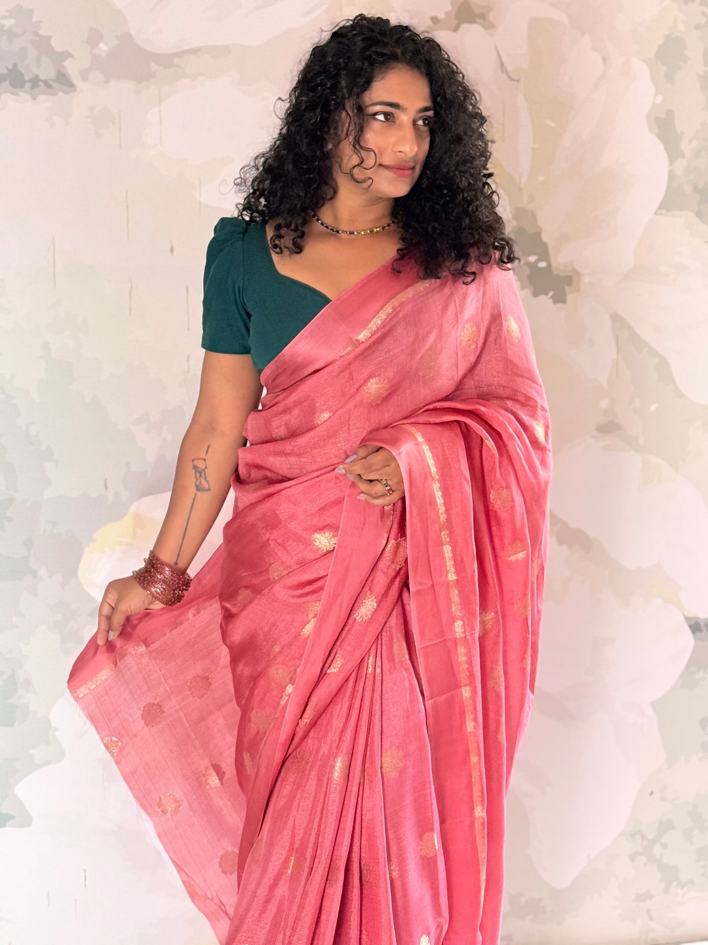 Semi Silk Banarasi saree