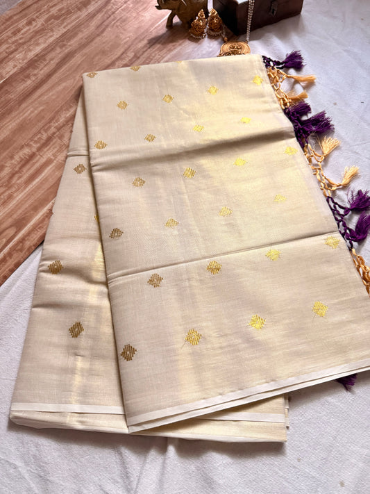Tissue Cotton saree
