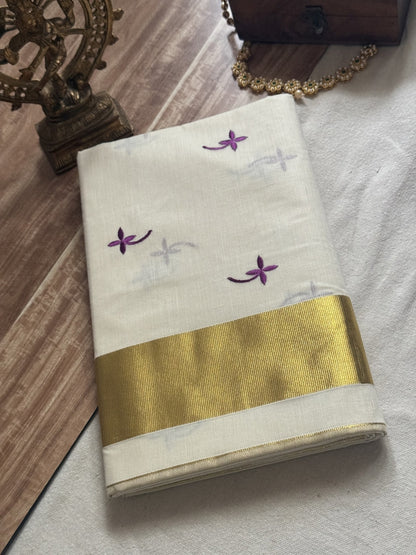 Zari Cotton saree
