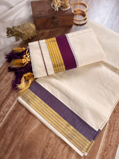 Set Mundu Kara and Kasavu