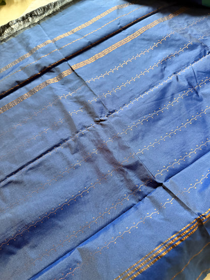 Semi Silk Contrast Border