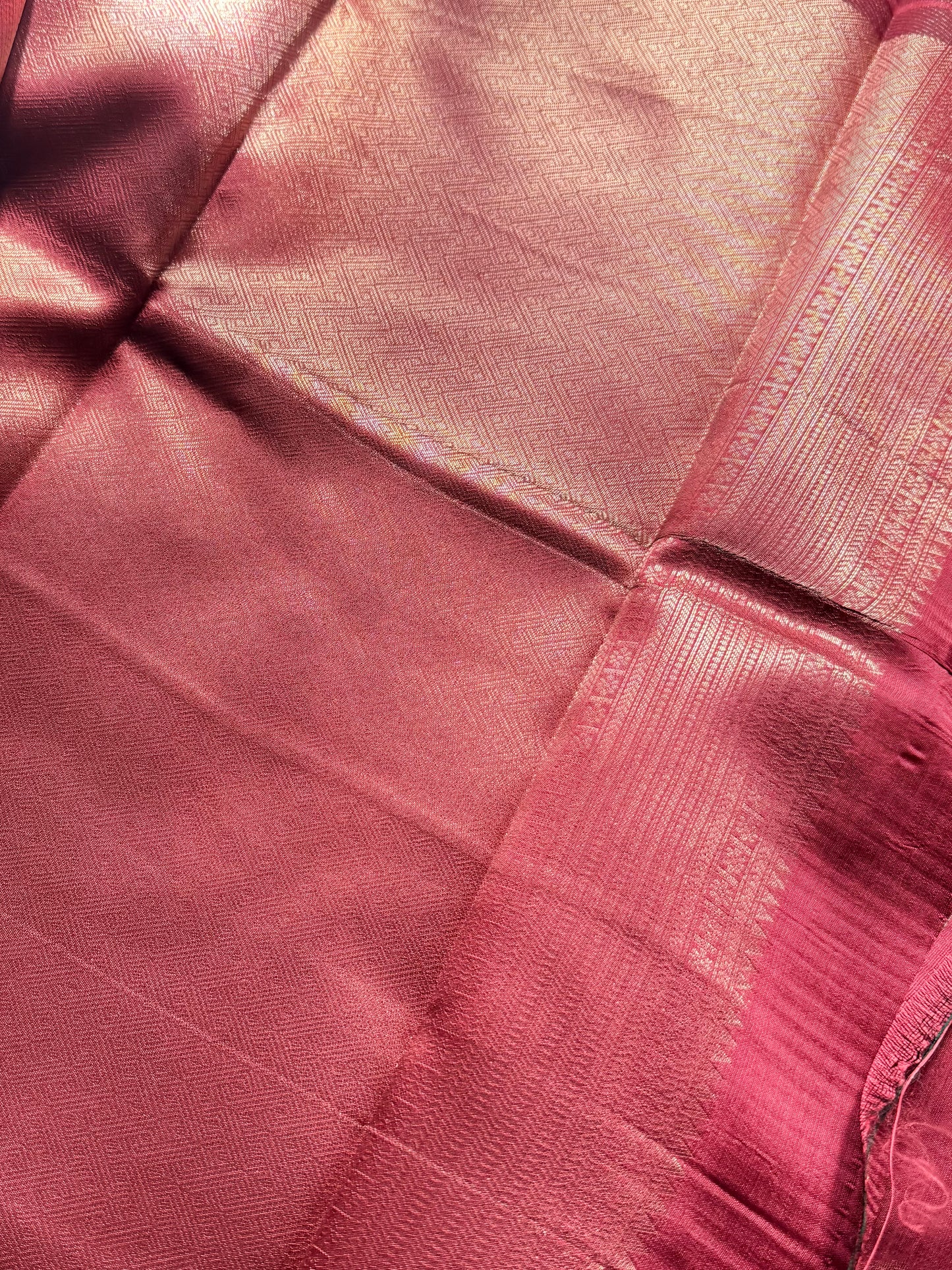 Zari Stripe Semi silk saree