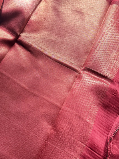 Zari Stripe Semi silk saree