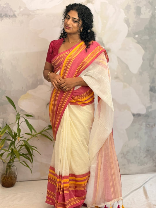 Mul Mul saree