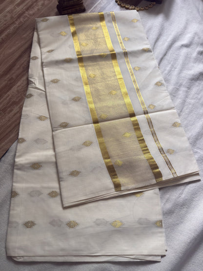 Zari Cotton saree