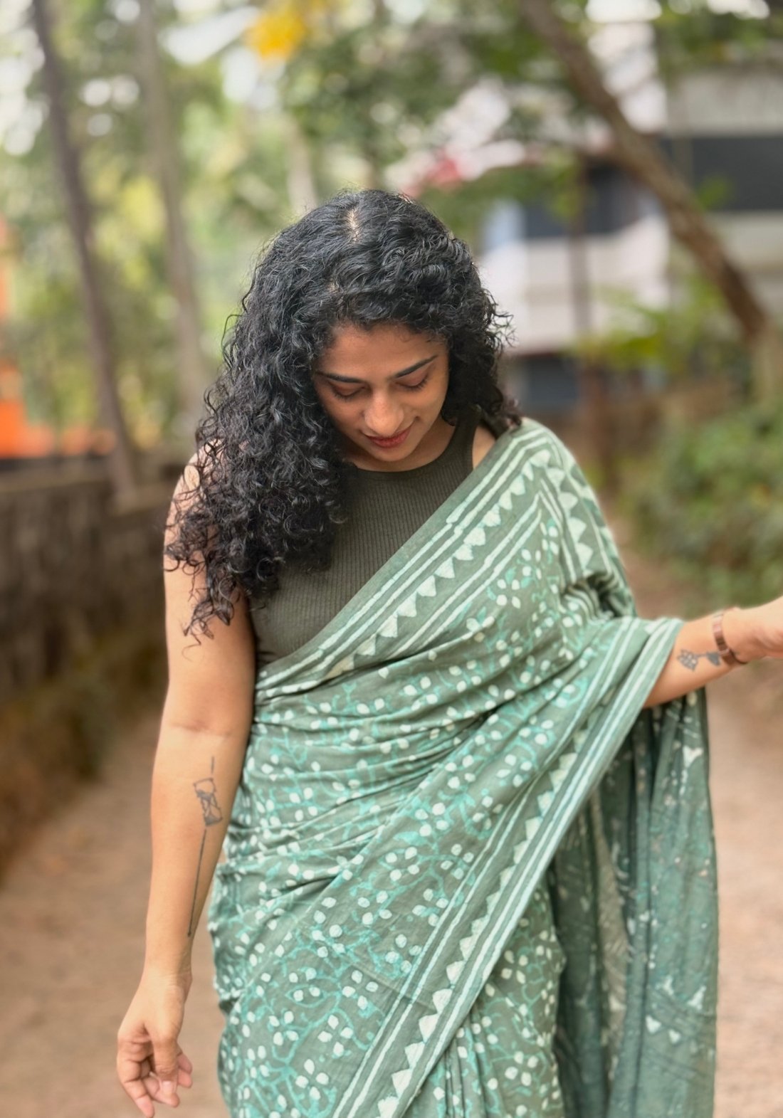Terra cotton saree