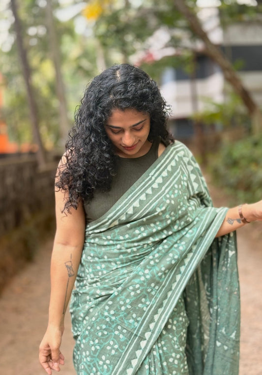 Terra cotton saree