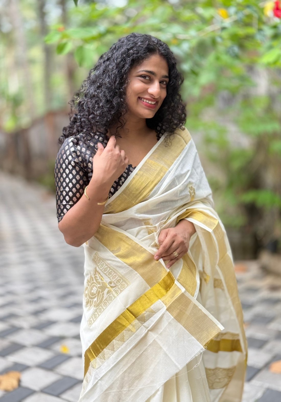The off white  sarees